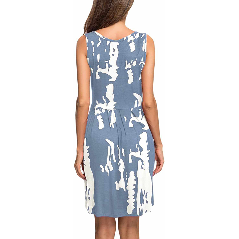 SUKIENKA DAMSKA PLISOWANA Z KIESZENIAMI M - obrazek 4