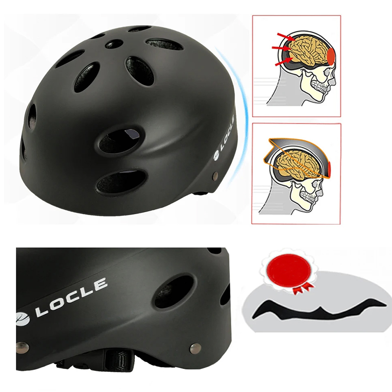 Kask rowerowy czarny XL - obrazek 4