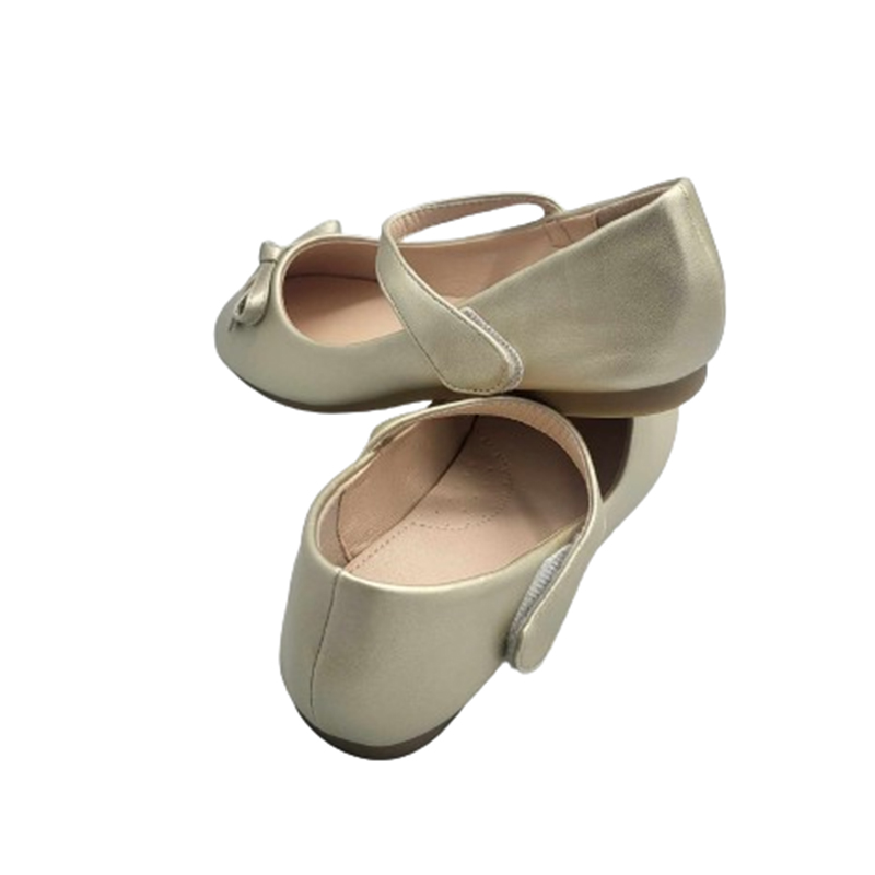 Balerinki dziewczęce złote rozmiar 34 - obrazek 4