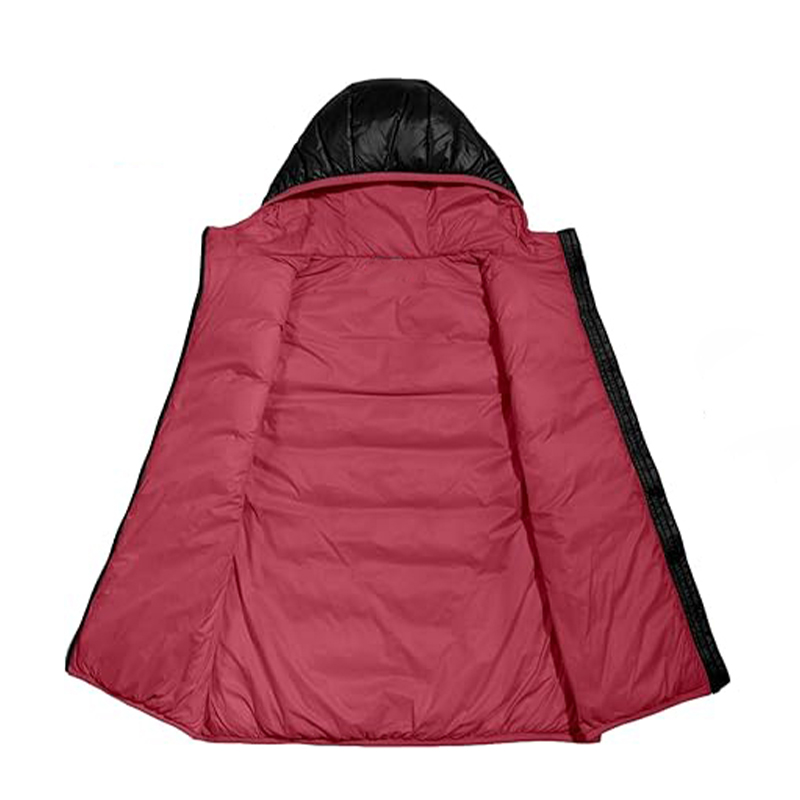 Damska puchowa kamizelka z kapturem rozmiar XS/S - obrazek 5