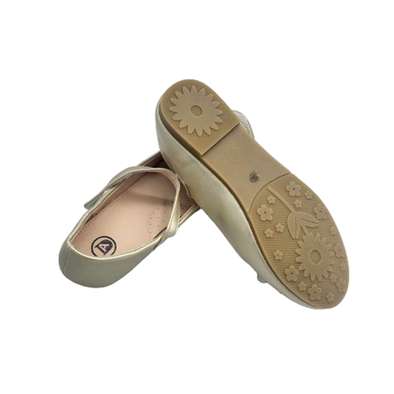 Balerinki dziewczęce złote rozmiar 34 - obrazek 5