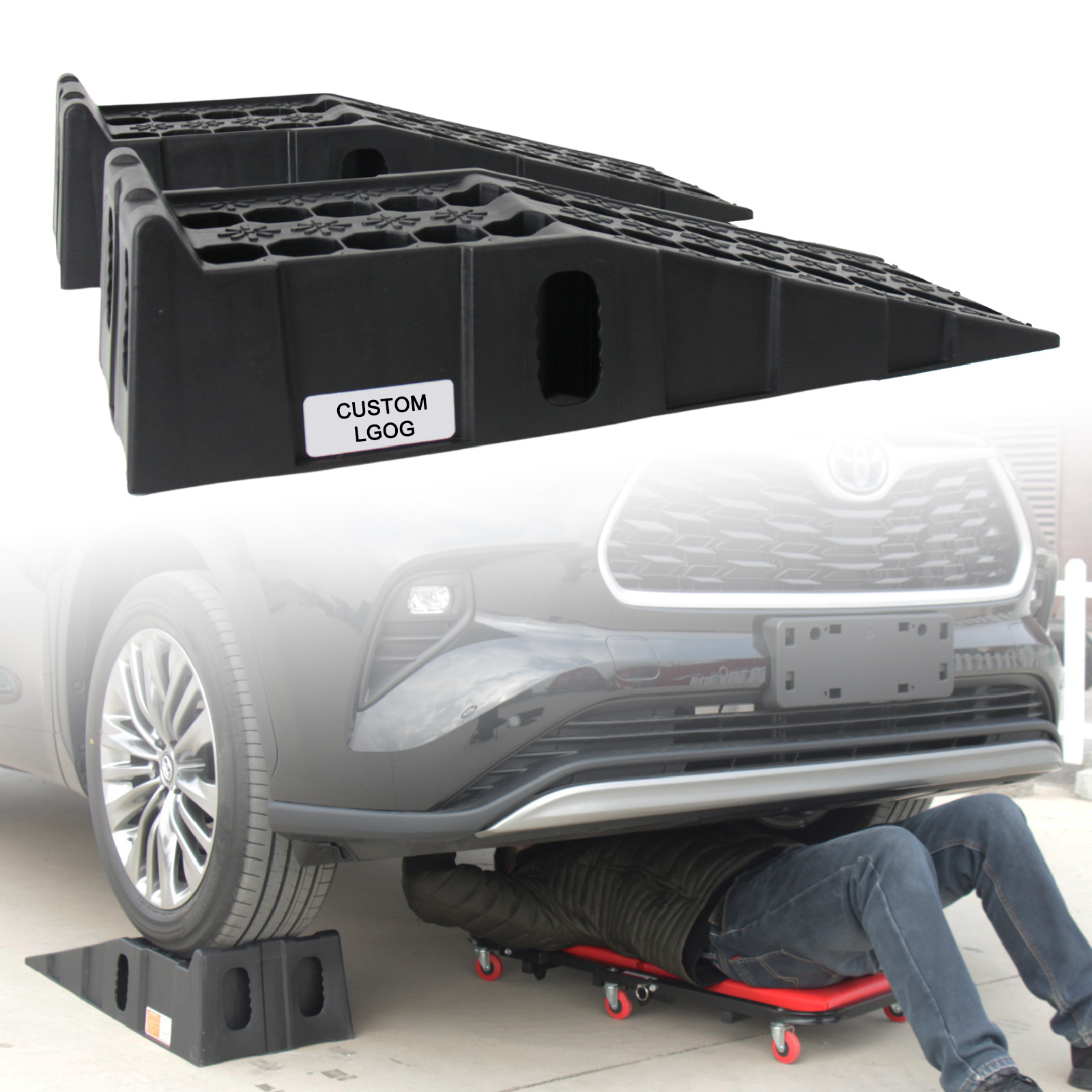 Najazd rampa podjazd Czarny 7T - obrazek 3