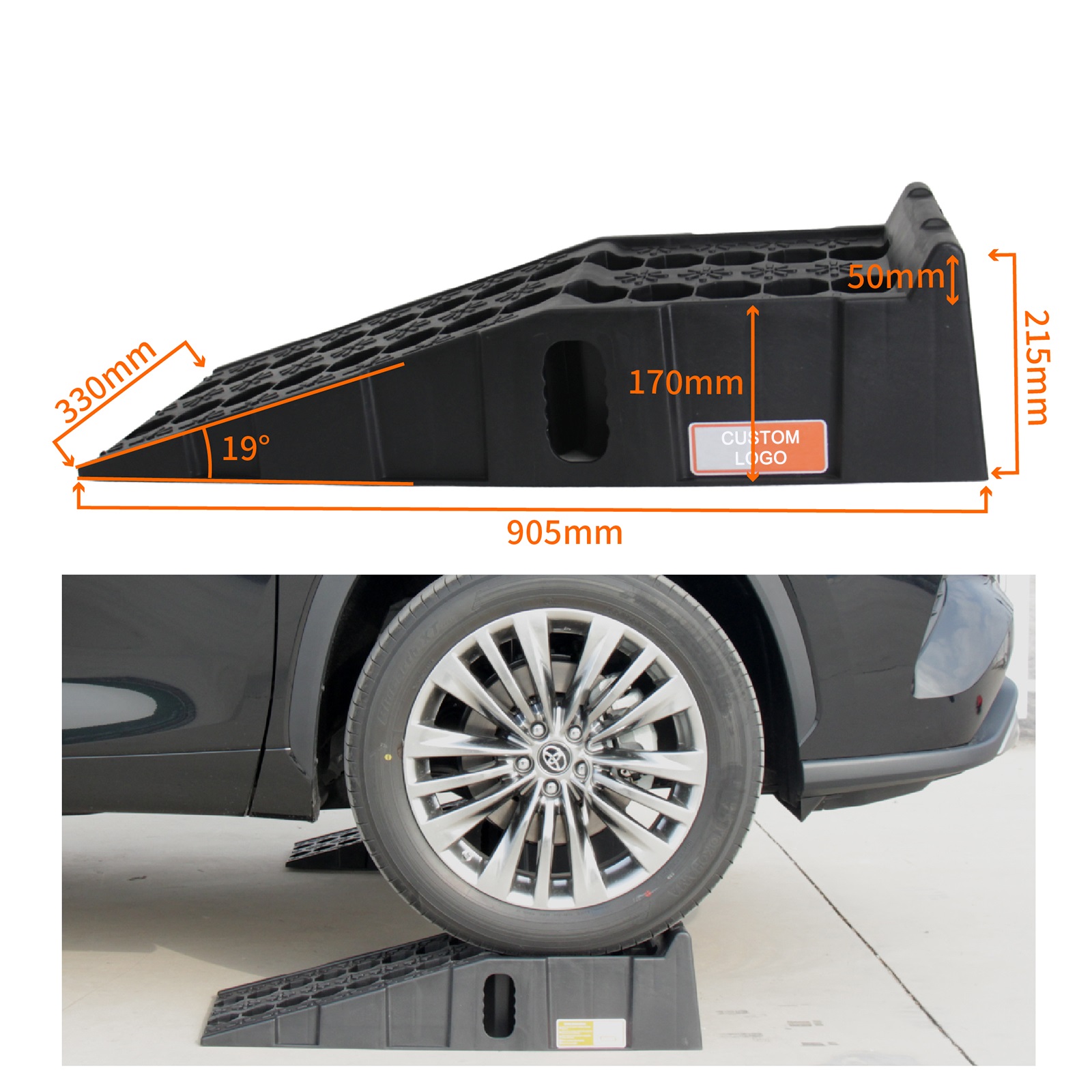 Najazd rampa podjazd Czarny 7T - obrazek 4