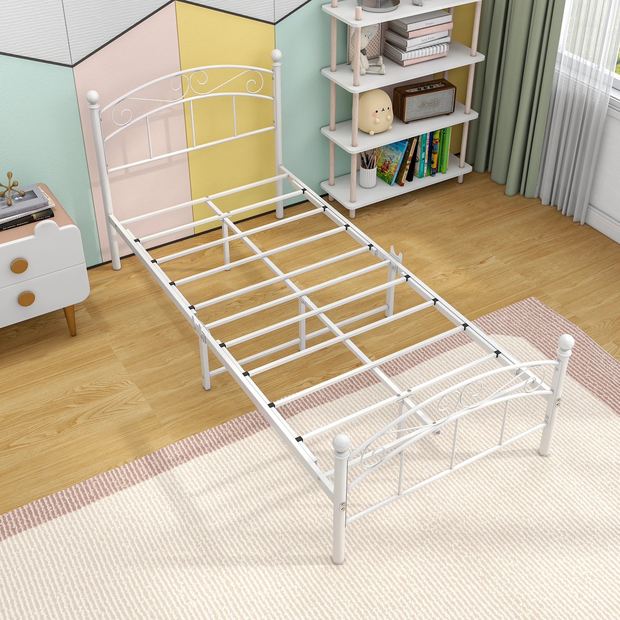 Rama łóżka Yuda z zagłówkiem i zanóżkiem 90*190 - obrazek 2