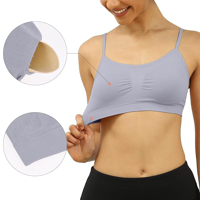 Damski biustonosz sportowy fitness 3PAK. Rozmiar L - obrazek 2