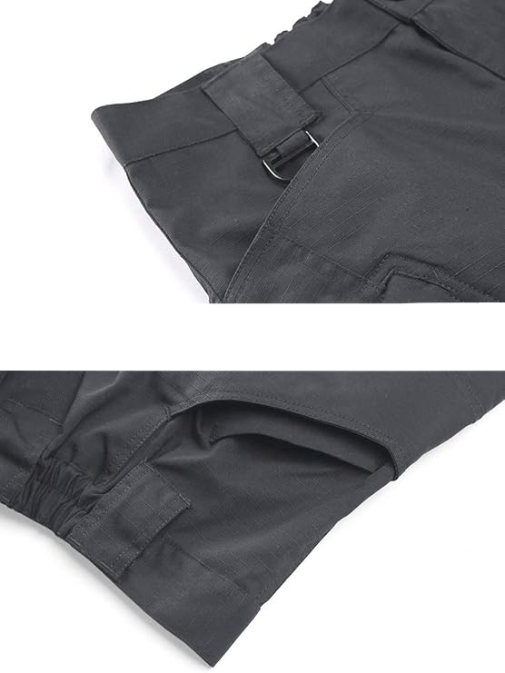 Oddychające męskie spodnie trekkingowe szare - obrazek 5