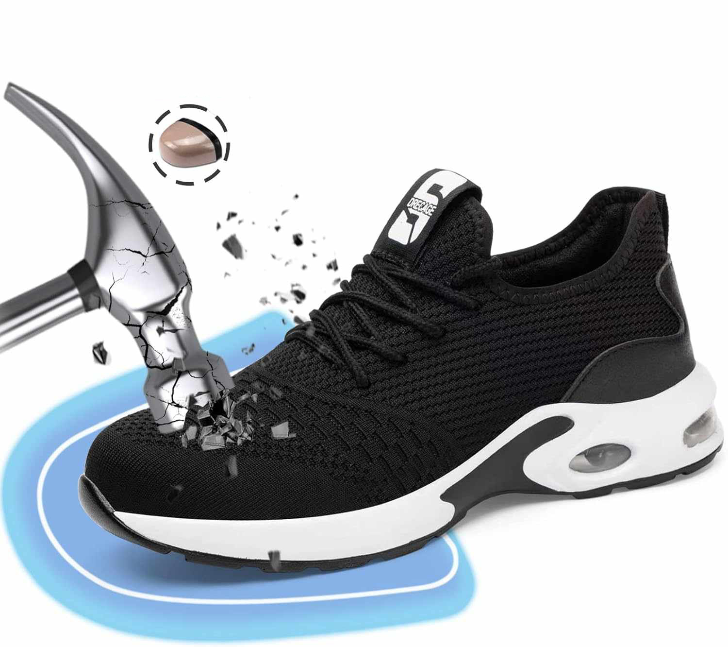 Męskie ochronne buty robocze 44 - obrazek 2