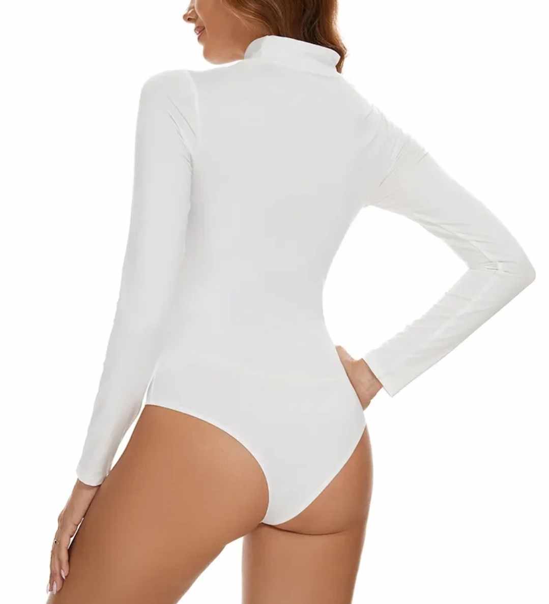 Damskie body czarne z wycięciem r. L - obrazek 5