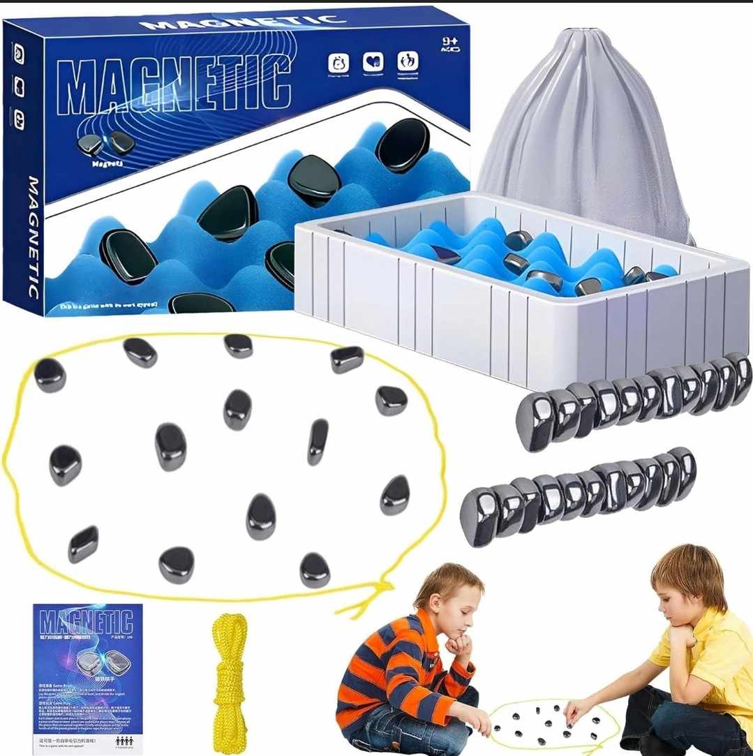 Magnetyczna gra w szachy planszowa gra Kamienie Magnetyczne - obrazek 3