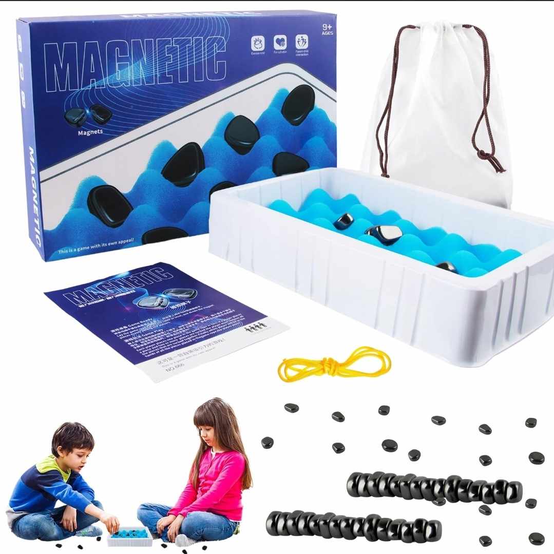 Magnetyczna gra w szachy planszowa gra Kamienie Magnetyczne - obrazek 2