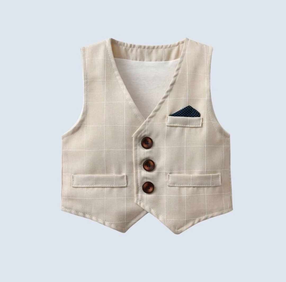 Elegancki chłopięcy komplet 3-częściowy - obrazek 3