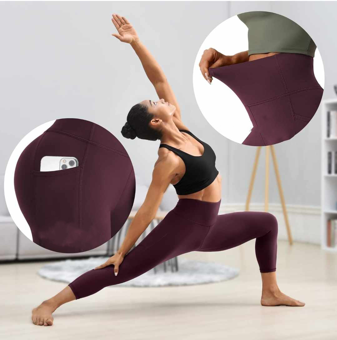 Legginsy fitness z kieszeniami rozmiar S - obrazek 3