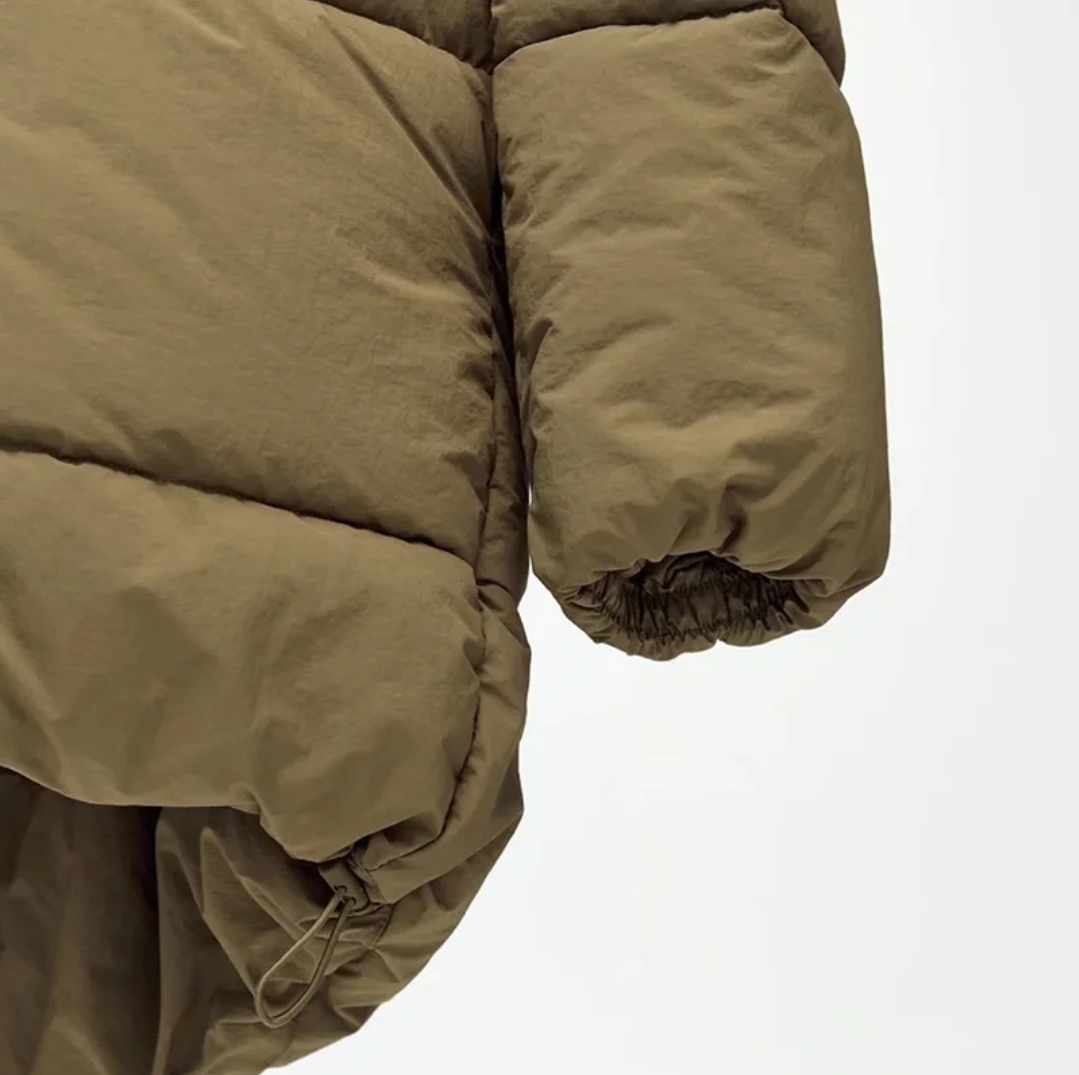 Damska puchowa kurtka z kapturem - obrazek 5