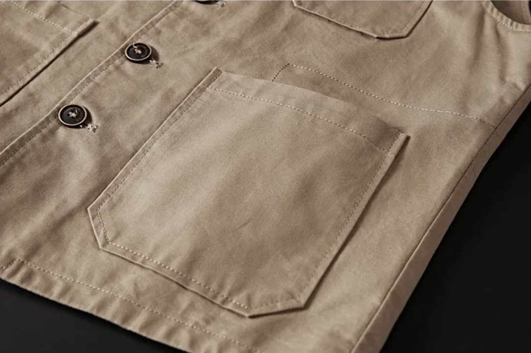 Bawełniana męska kamizelka rozmiar XL - obrazek 6