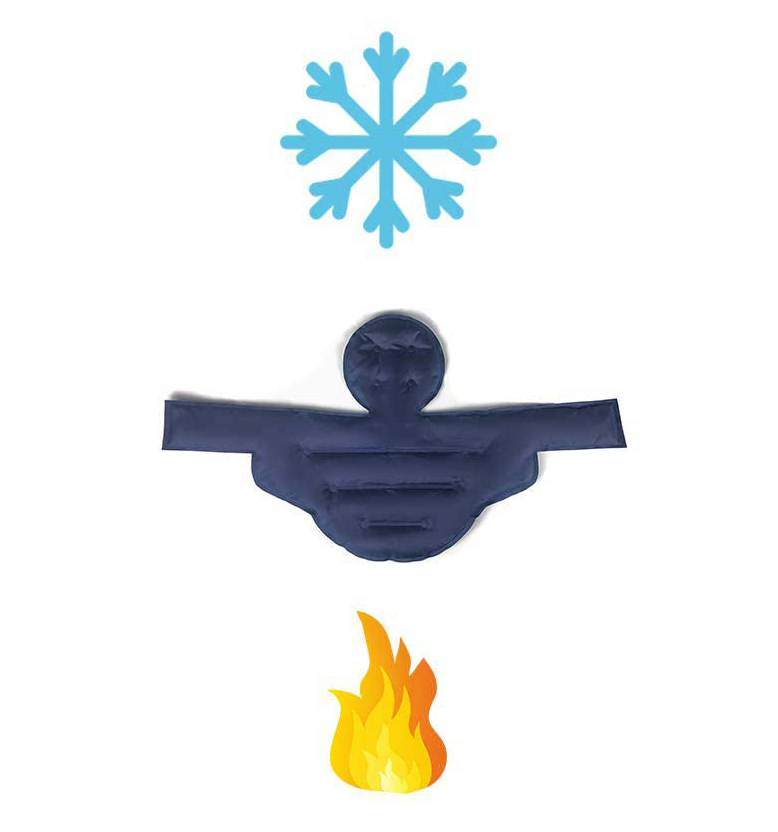 Czapka na ból głowy z wielorazowym kompresem - obrazek 2