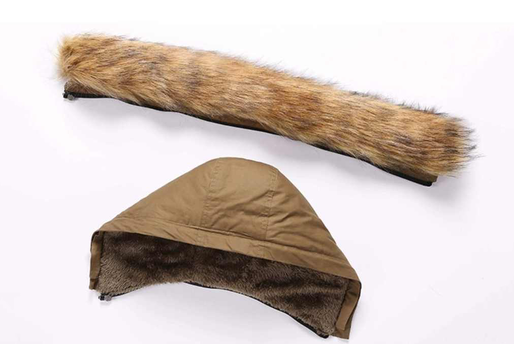 Męska ocieplana parka zimowa rozmiar S - obrazek 8