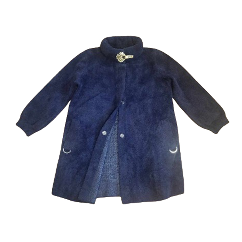 Elegancki damski płaszcz/narzutka alpaka S/M