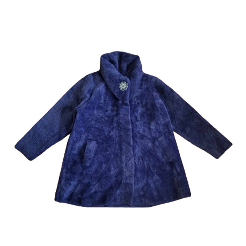 Elegancki damski płaszcz/narzutka alpaka M