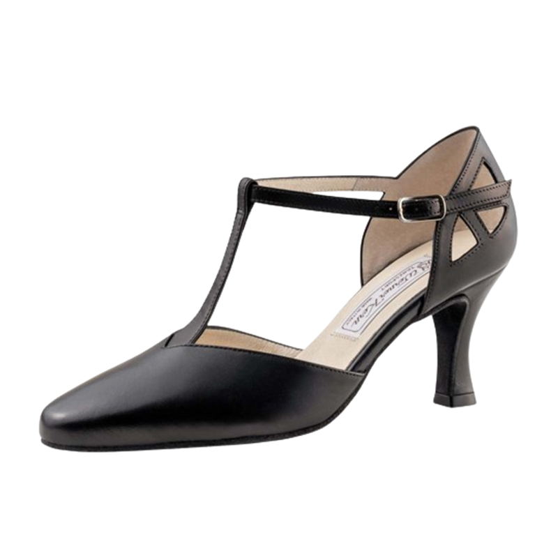 Damskie czarne eleganckie buty do tańca