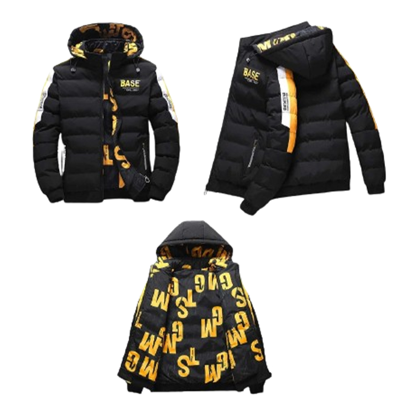 Dwustronna męska kurtka z kapturem - obrazek 2