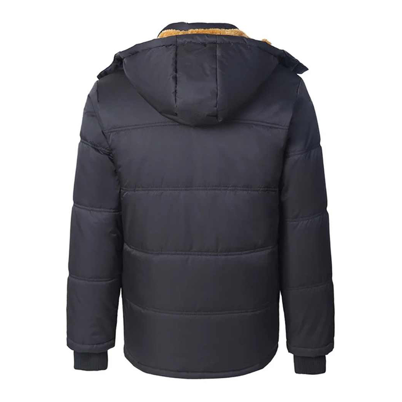 Ocieplana puchowa kurtka z odpinanym kapturem - obrazek 2