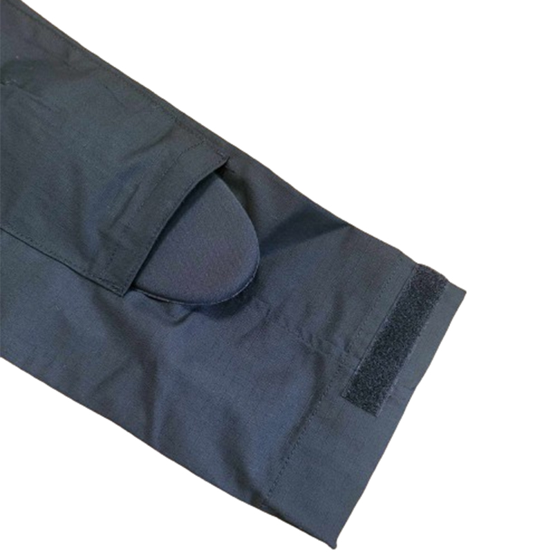 Męska taktyczna czarna koszulka z ochraniaczami na łokcie XL - obrazek 4