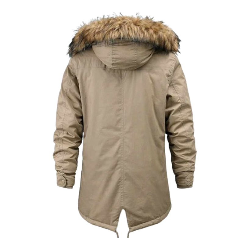 Męska ocieplana parka zimowa rozmiar S - obrazek 5