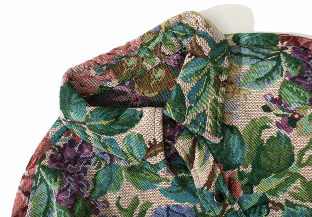 Koszula stylowa w kwiaty - obrazek 3