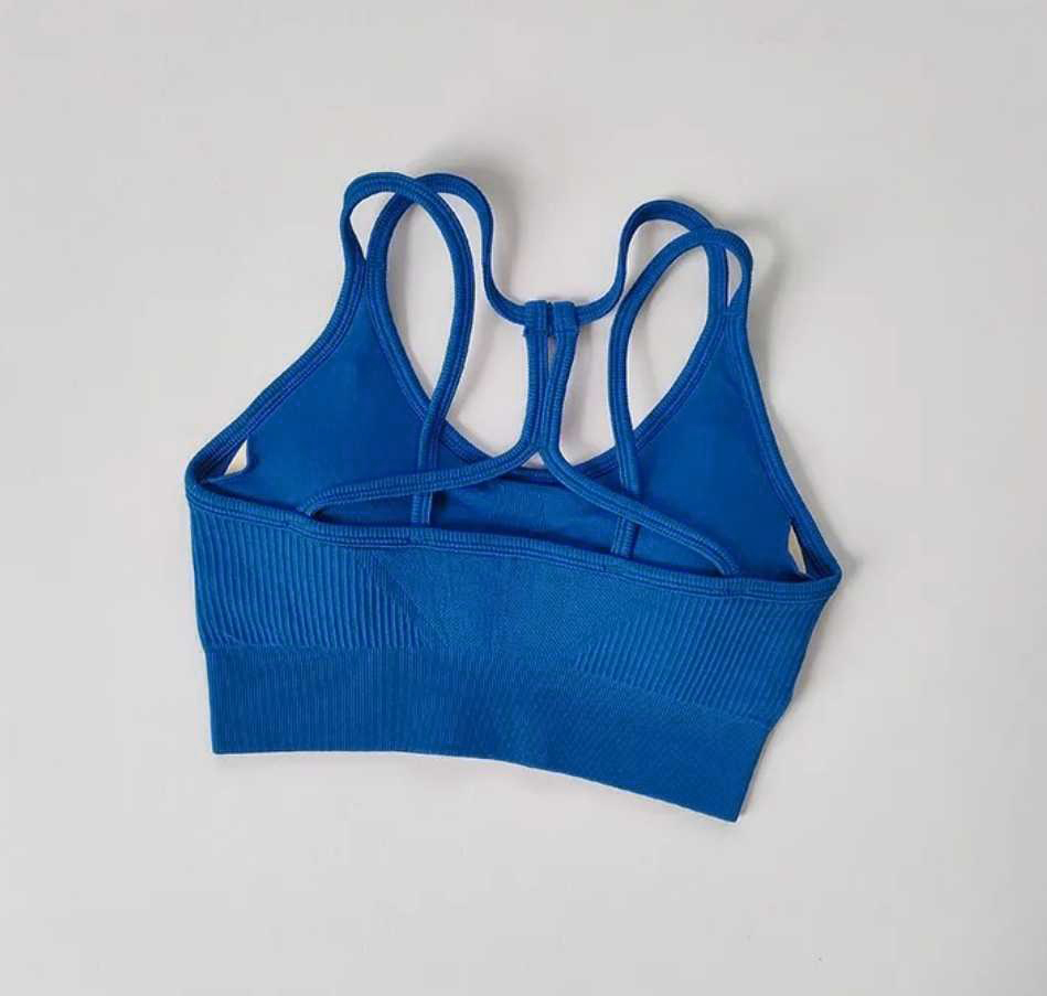 Top sportowy niebieski biustonosz M - obrazek 3