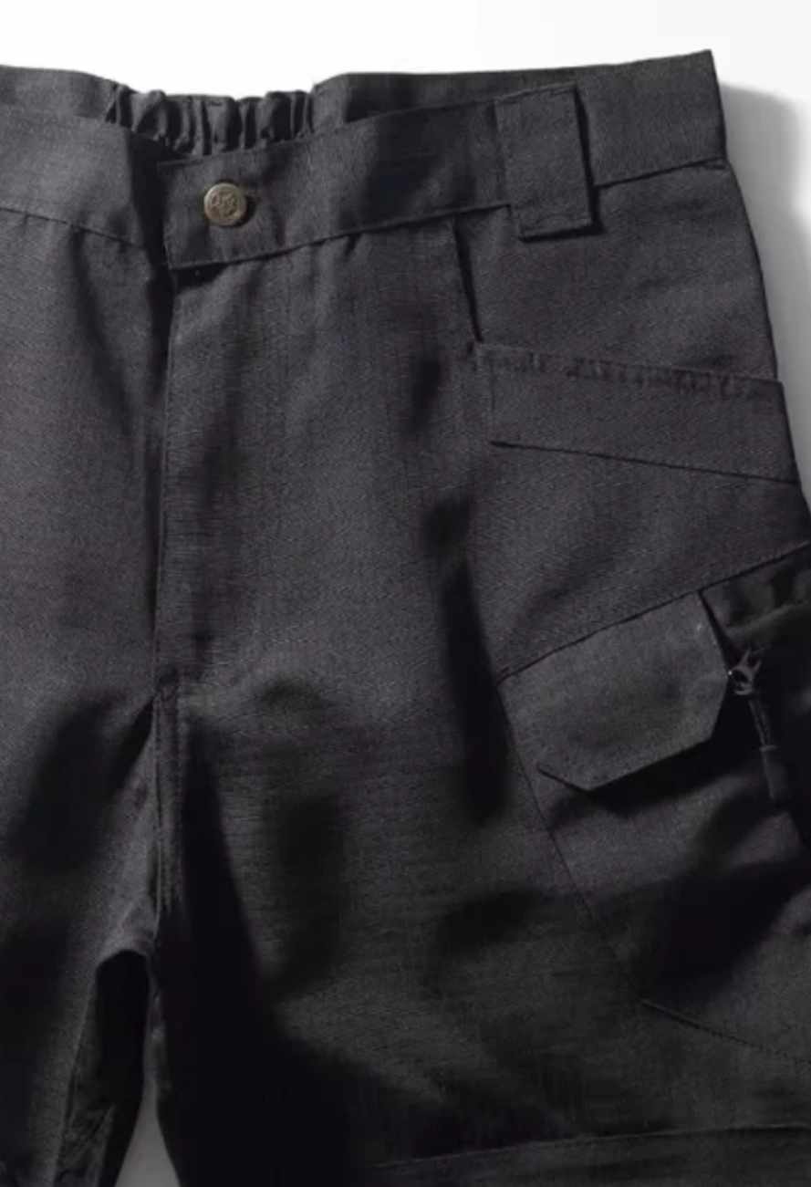 Męskie czarne spodenki trekkingowe rozmiar XXL - obrazek 3