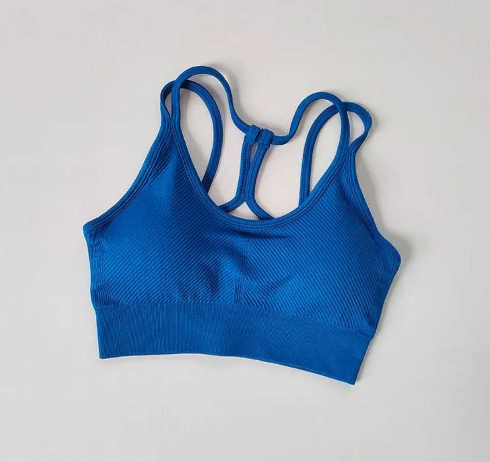Top sportowy niebieski biustonosz M - obrazek 2