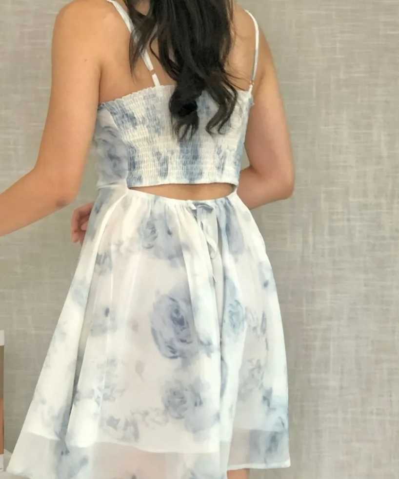 Sukienka letnia w kwiaty rozmiar S - obrazek 8