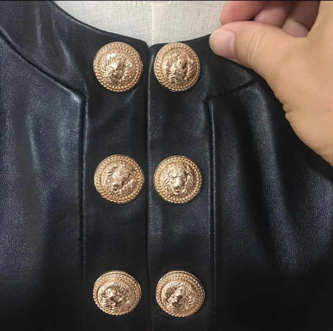 Damska czarna kurtka/żakiet rozmiar M/L - obrazek 2