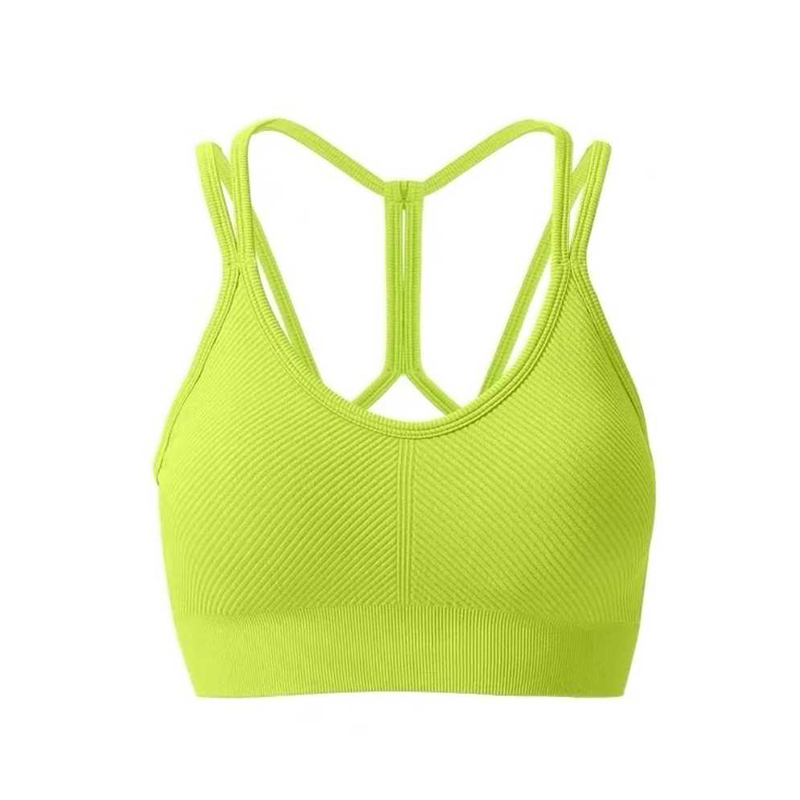 Top sportowy żółty biustonosz M