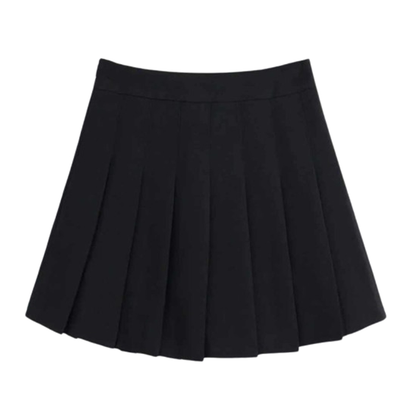 Plisowana czarna spódnica mini rozmiar S