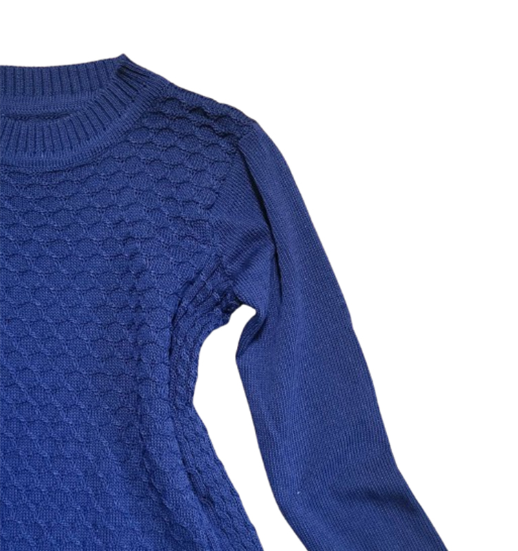 Damski sweter granatowy rozmiar S - obrazek 2