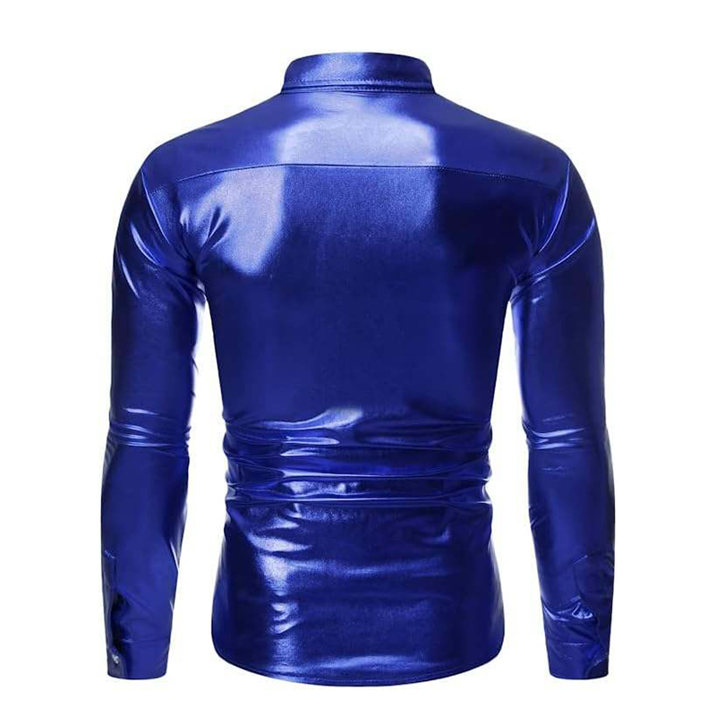 Męska elegancka koszula cekinowa - obrazek 2