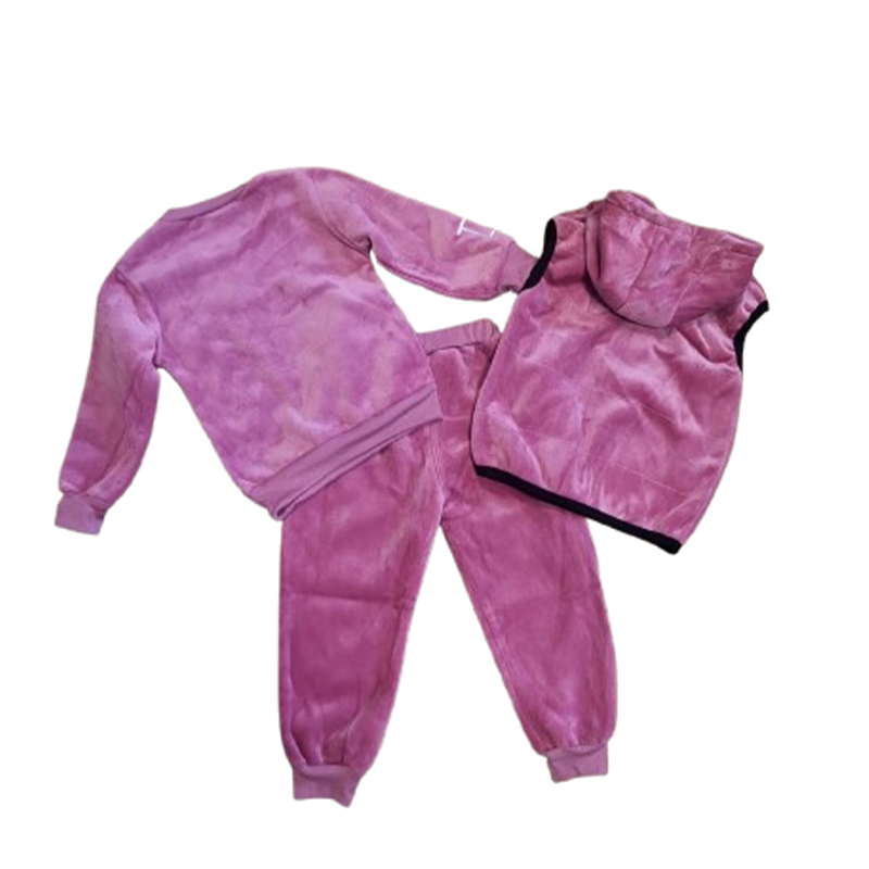 Dziewczęcy 3-częściowy komplet dresowy - obrazek 5