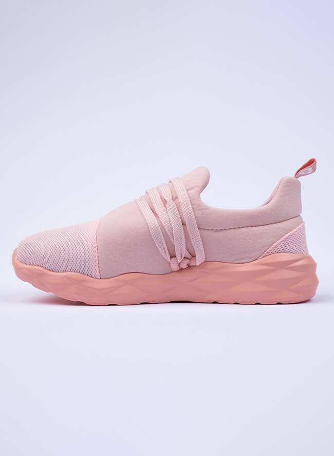 Damskie sportowe buty różowe - obrazek 2