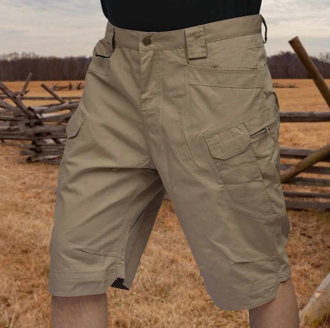 Męskie czarne spodenki trekkingowe rozmiar XXL - obrazek 5