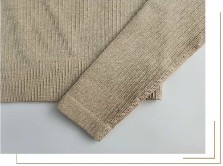 Beżowy 2-częściowy komplet sportowy rozmiar M - obrazek 7