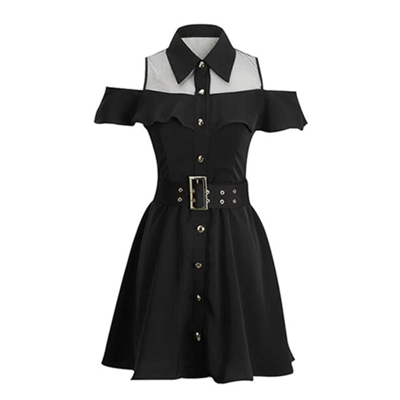 Sukienka czarna w gotyckim stylu rozmiar S