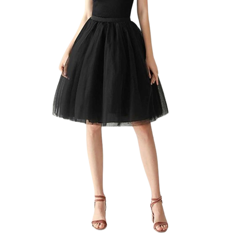 Spódnica tiulowa czarna rozmiar M