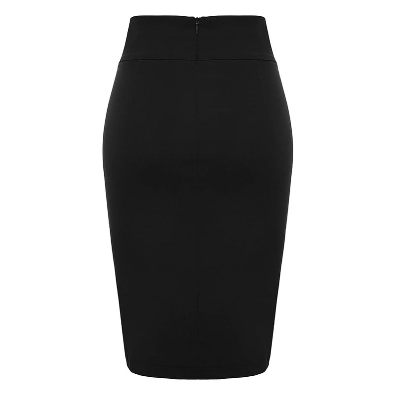 Czarna ołówkowa spódnica rozmiar L - obrazek 2