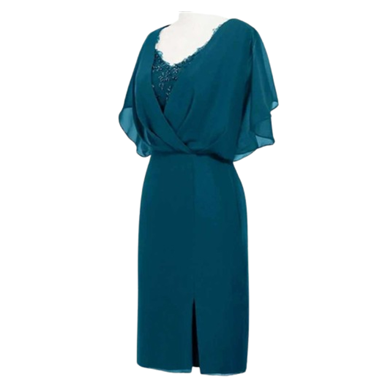 Elegancka sukienka szyfonowa rozmiar 2XL-3XL - obrazek 2